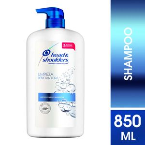 Shampoo HEAD & SHOULDERS Limpieza Renovadora Frasco 850ml