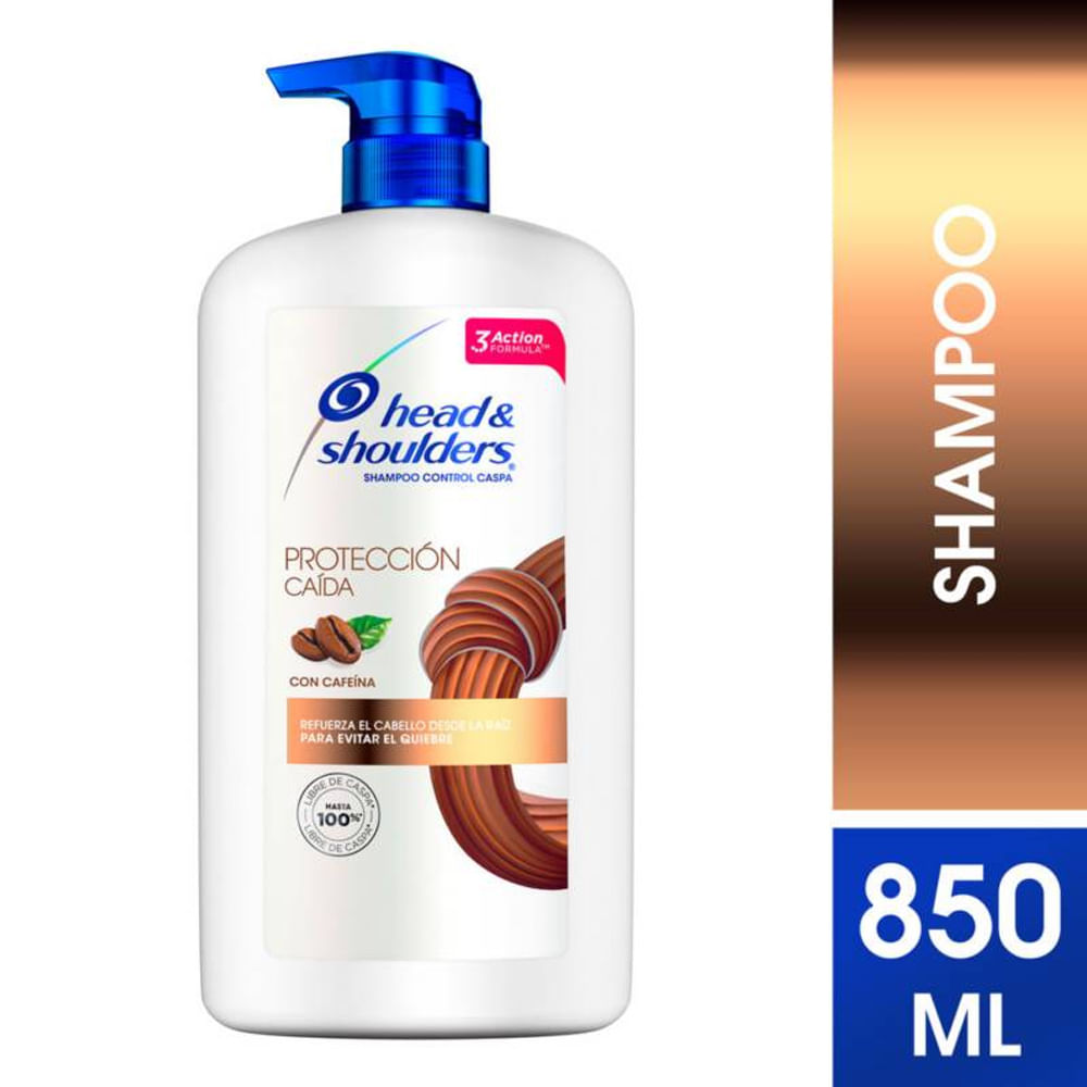 SHAMPOO HEAD & SHOULDERS PROTECCION CAIDA CAFEINA 850ML