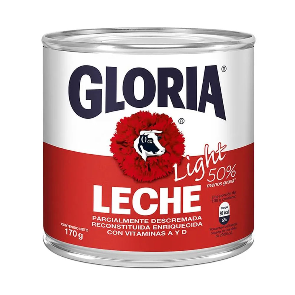 Leche GLORIA Light Lata 170gr | Vega - vegaperu