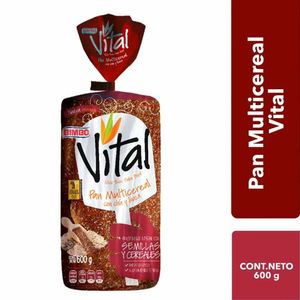 Pan de Molde BIMBO Integral Vital Multicereal Bolsa 600gr