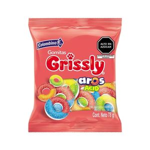 Gomas COLOMBIA Grissly Aros Bolsa 78gr