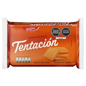 Galleta VICTORIA Tentación Sabor a Naranja Paquete 6u 43gr