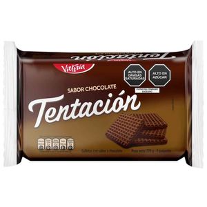 Galleta VICTORIA Tentación Sabor a Chocolate Paquete 6u 43gr