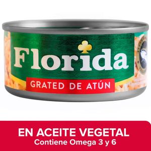 Grated de Atún FLORIDA en Aceite Vegetal Lata 140gr