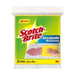 Paño Scotch-Brite Secatodo Paquete 20u