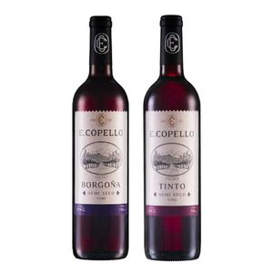 Pack vino ECOPELLO Borgoña + Tinto Botella 750ml