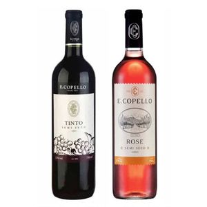 Pack vino ECOPELLO Tinto + Rose Botella 750ml