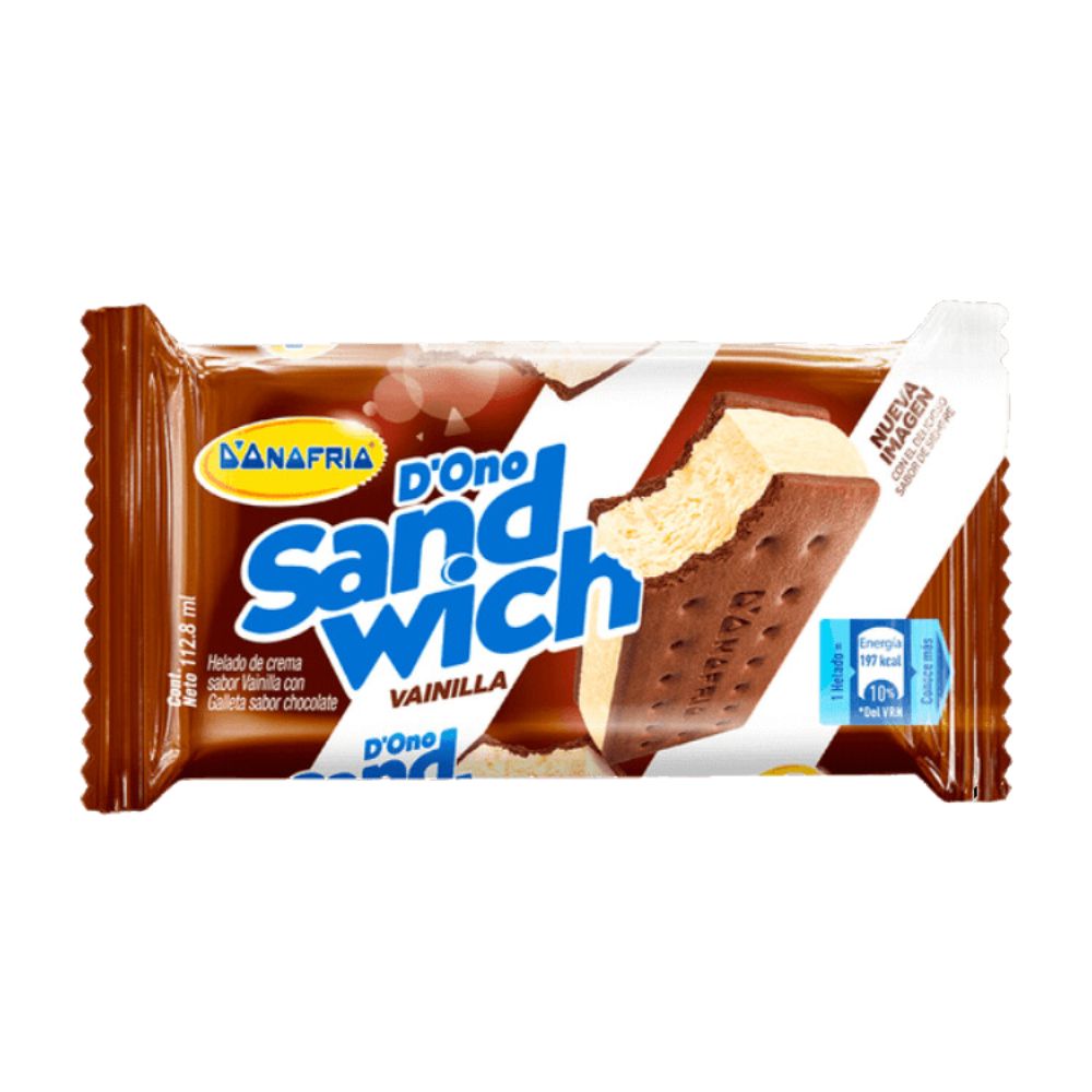 HELADO SANDWICH SABOR VAINILLA 112.8ML