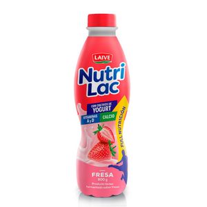 Producto lácteo NUTRILAC Sabor a Fresa Botella 800gr