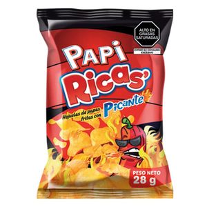 Papas PAPI RICAS Sabor Picante Bolsa 28gr