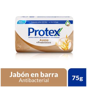 Jabón de Tocador PROTEX Antibacterial Avena Barra 75g