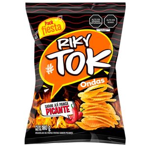 Papas RIKY TOK Ondas Picantes Bolsa 180g
