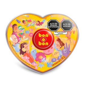 Bombones de Chocolate BON O BON Corazón Pote 45g