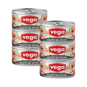 Filete de Atún VEGA en Aceite Vegetal Lata 150g x6u