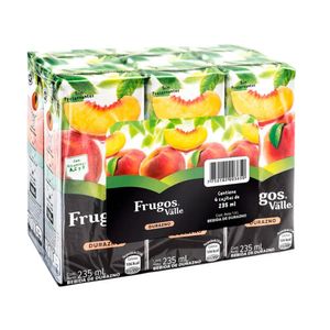 Bebidas FRUGOS Durazno Paquete 6u Cajita 235ml