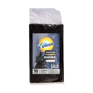 Bolsa para Basura VCLEAN 35L Rollo 10un