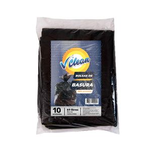 Bolsa para Basura VCLEAN 50L Rollo 10un