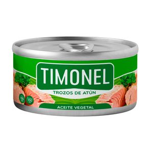 Trozos de atún TIMONEL en Aceite Vegetal 150gr