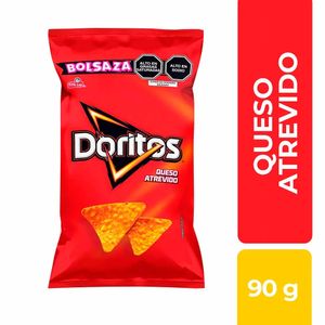 Tortillas de Maíz DORITOS Queso Atrevido Bolsa 90g