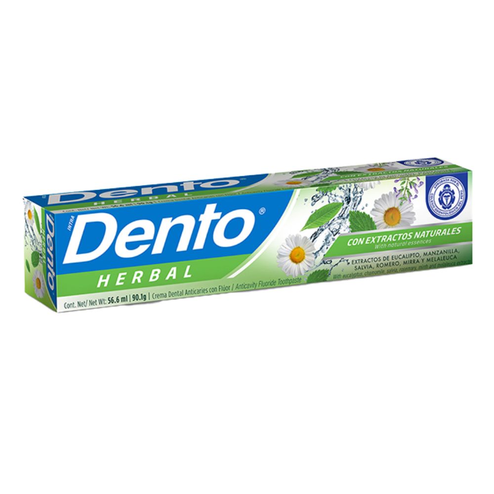 Pasta Dental DENTO Herbal Tubo 75ml | Vega - vegaperu