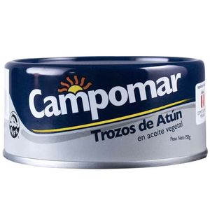 Trozos de Atún CAMPOMAR en Aceite Vegetal Lata 150g