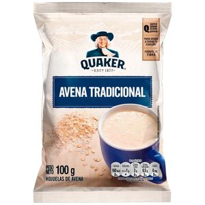 Avena QUAKER Tradicional Bolsa 100gr