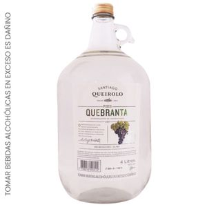Pisco SANTIAGO QUEIROLO Quebranta Galón 4Lt