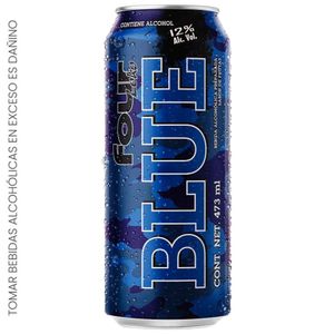 Bebida Alcohólica FOUR LOKO Sabor Blue Lata 473ml