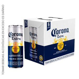 Cerveza CORONA Extra Lata 355ml
