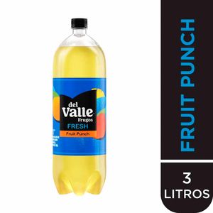 Bebida FRUGOS del VALLE Fruit Punch Botella 3L