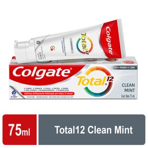 Crema Dental COLGATE Total 12 Clean Mint Tubo 75 ML