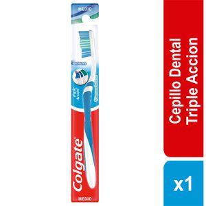 Cepillo Dental Medio Colgate Triple Acción Paquete 1un