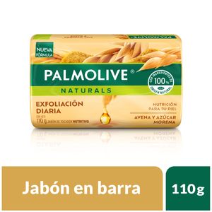 Jabón en Barra PALMOLIVE Avena y Azucar Morena Barra 110gr