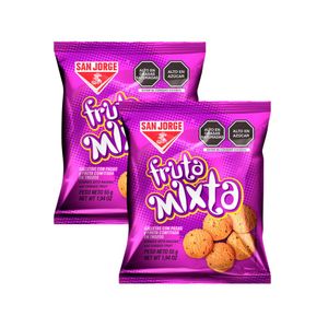 Galletas SAN JORGE Fruta Mixta Paquete 55g x 2u