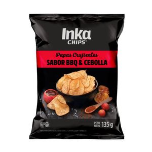 Papas Fritas INKA CHIPS BBQ y Cebolla Bolsa 135g