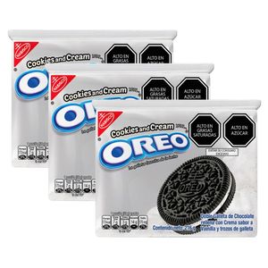Galletas OREO Cookies & Cream Sixpack 216g x3u