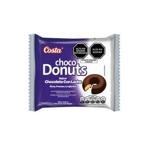 Galletas COSTA Choco Donuts Chocolate con leche Paquete 6u 33g.