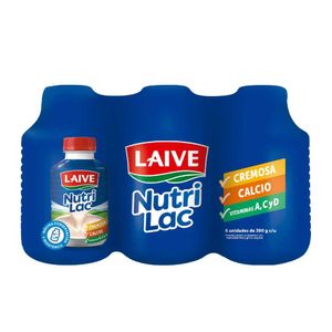 Mezcla Láctea LAIVE Nutrilac Botella 390g Paquete 6u