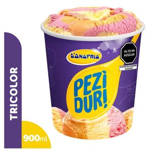 Helado D'ONOFRIO Peziduri Tricolor Cremoso Pote 900ml