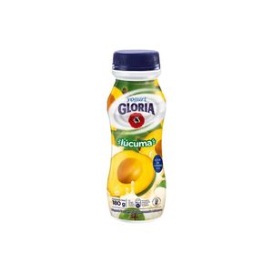 Yogurt Bebible GLORIA Sabor a Lúcuma Botella 180g