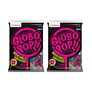 Chupetes GLOBO POP Neón Bolsa 24u 480g x 2u