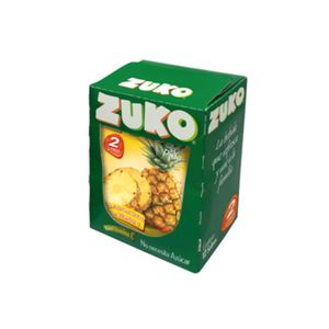 Refresco instantáneo ZUKO de Piña Display 12u Sobre 15gr
