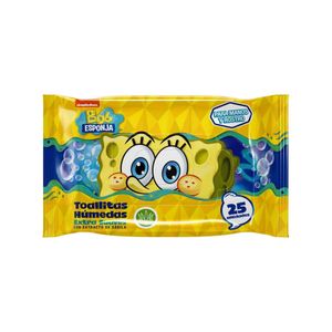 Toallitas Húmedas GELATTI Bob Esponja Paquete 25u