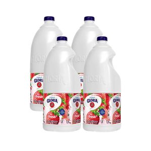 Yogurt Bebible GLORIA Sabor a Fresa Galonera 1.7Kg Paquete 4u