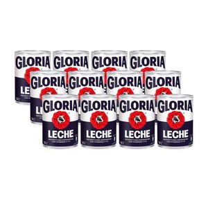 Leche Reconstituida GLORIA Entera Lata 390g x 12u