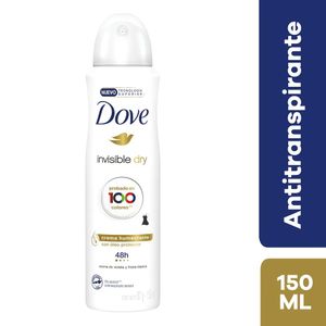 Desodorante en Aerosol para Mujer DOVE Invisible Dry Frasco 87g