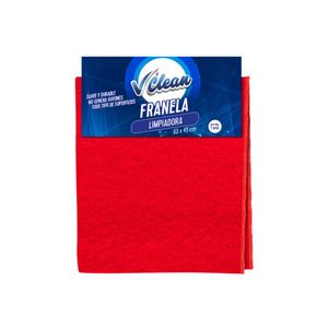 Franela VCLEAN Limpiadores Colores 63x45cm x1u