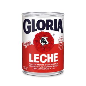 Leche Light GLORIA Reconstituida Lata 390g