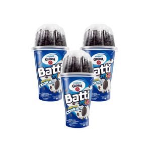 Yogurt GLORIA Battimix Mini Cookies Vaso 138g x 3u