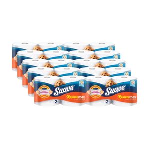 Papel Higiénico SUAVE Resistemax Plancha 10 paquete 2u